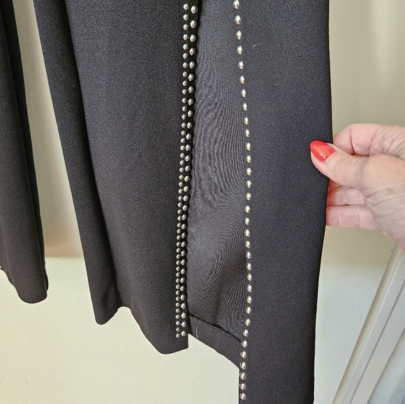 Inc. Studded Wide-Leg Black Dress Pants - Picture 3 of 5